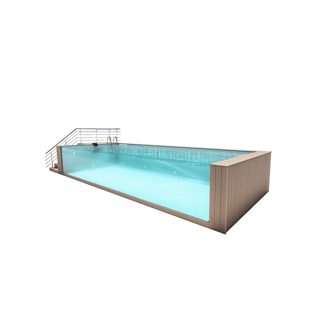 AUPOOL Glass Exercise Pool AP-L series