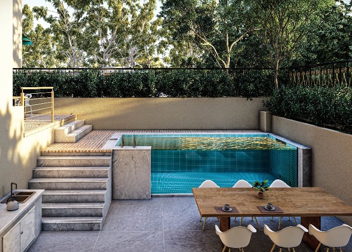 Blending Creativity and Practicality:Design and Ideas for Small Backyard Pools