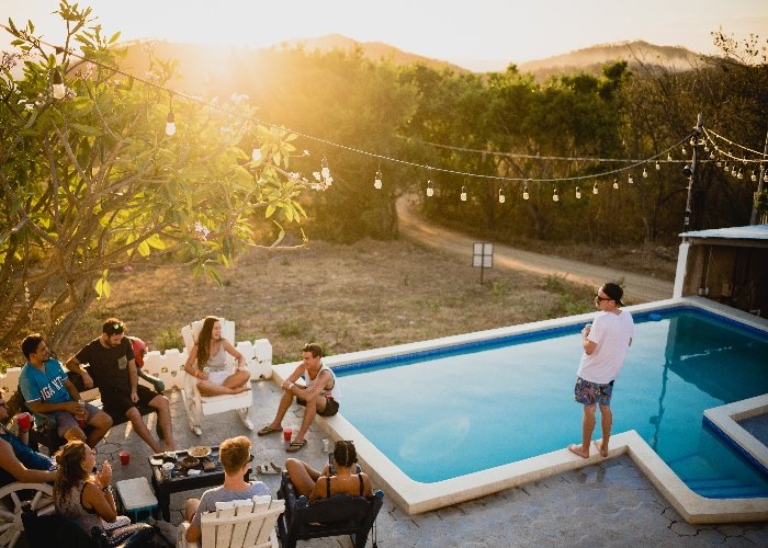 backyard swimming pool