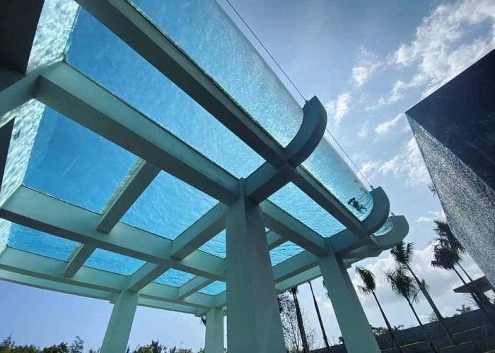 glass pool designs