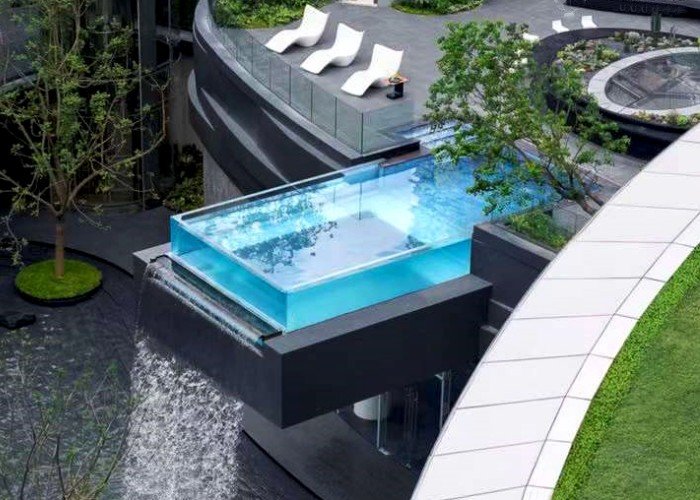 acrylic wall pools