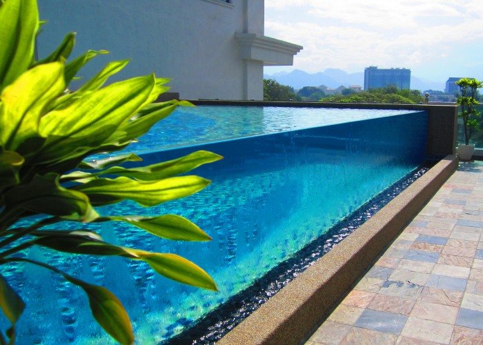 Glass Pool Windows