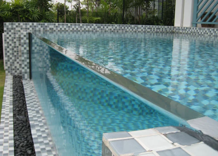 plexiglass swimming pool