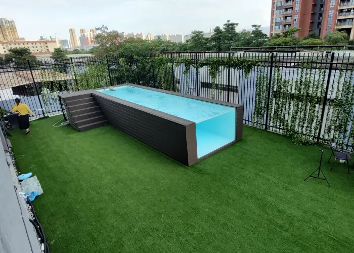 Rooftop Pool Construction