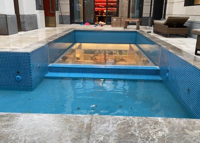 Shenzhen - China  Taihe Shenzhen Estate Glass bottom pool